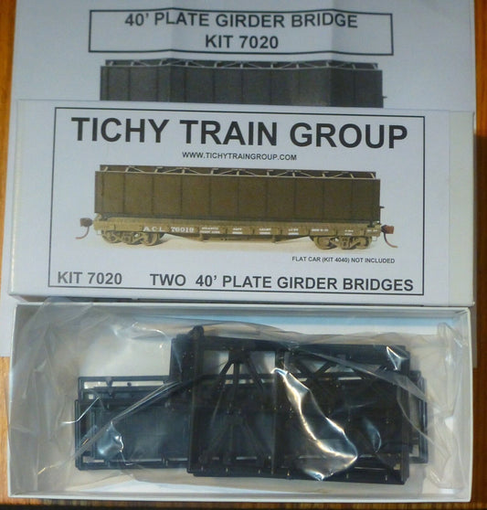 Tichy Train Group #7020 Plate Girder Bridge Two Complete Bridges 40'