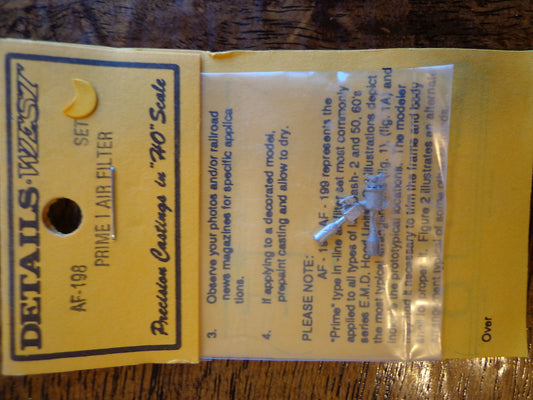 Details West HO #198 Prime Type Air Filter -- Type 1