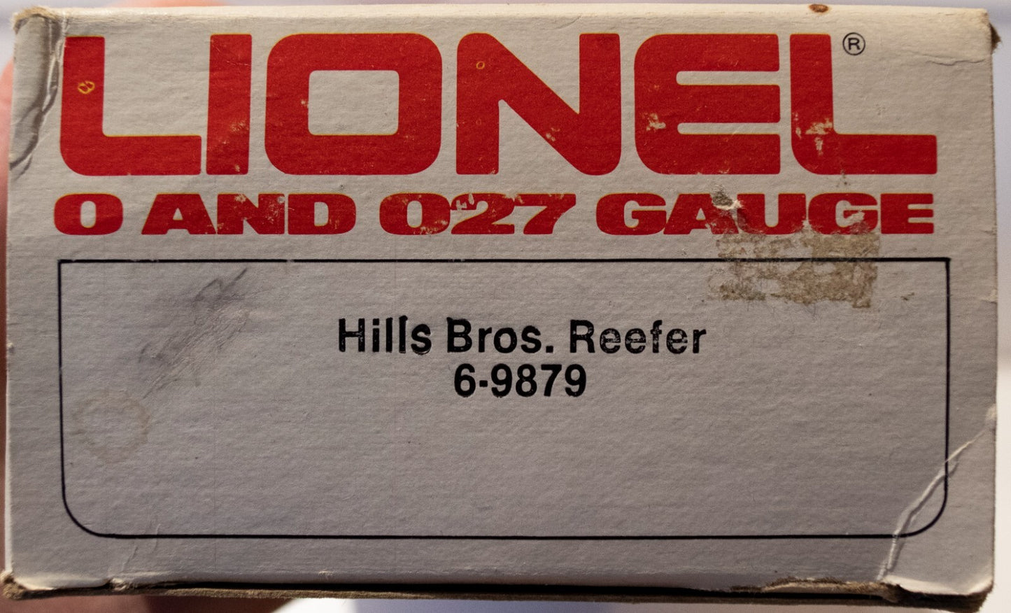 Lionel O Scale  #6-9879 Hills Brothers Reefer