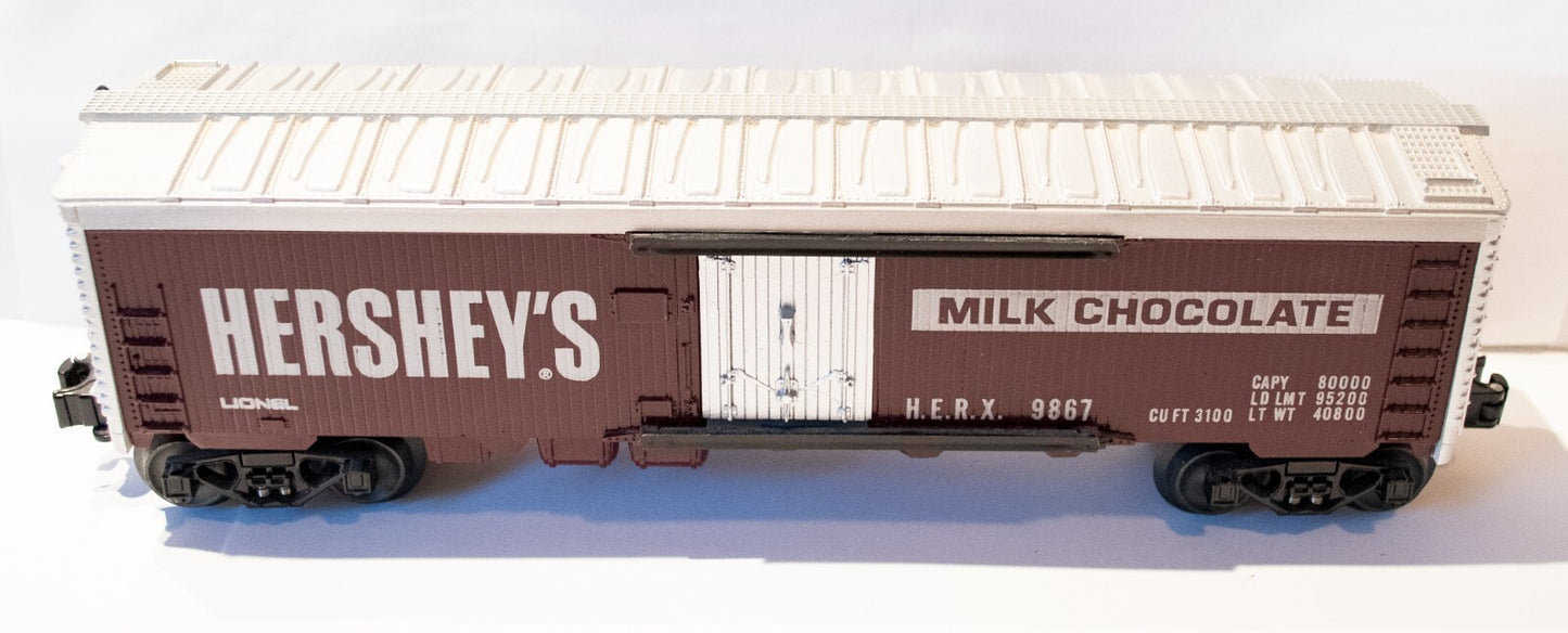 Lionel O Scale (Used) #9867 Hershey's Milk Chocolate Billboard Reefer Box Car