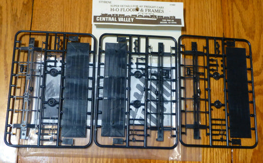 Central Valley HO #1000 (Floors & Frames) Plastic Parts (NEW)
