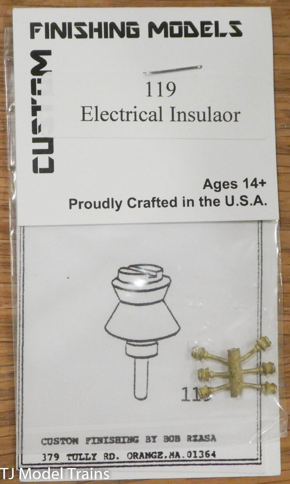 Custom Finishing HO #119  Electrical Insulators - short