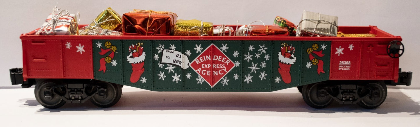 Lionel #6-26368 GONDOLA WITH TREES AND PRESENTS