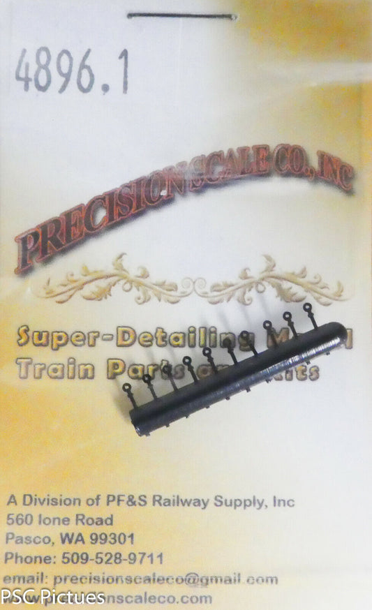 Precision Scale #4896.1 Brackets, .3mm Pipe, .012" Core, HO=1" (Plastic Parts)