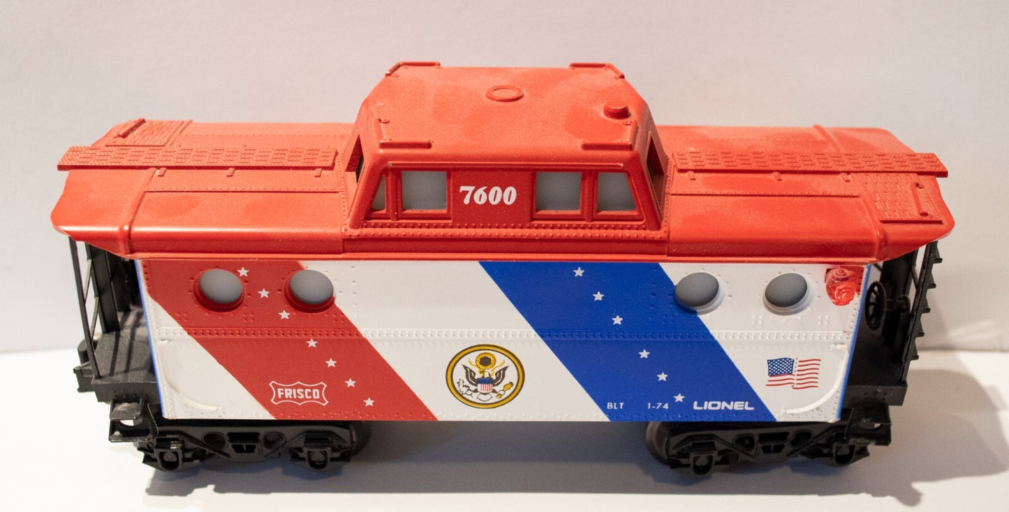 Lionel #6-7600 Spirit of 76 Frisco Illuminated Caboose