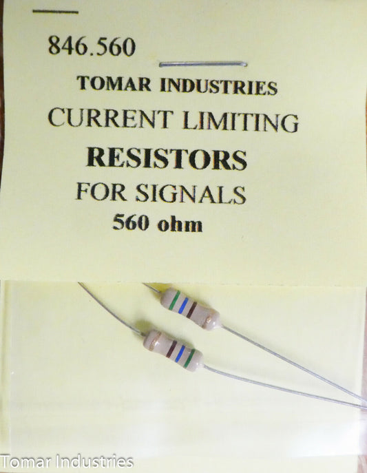 Tomar Industries #846.560 Current Limiting Resistors for: Signals (560 ohm)