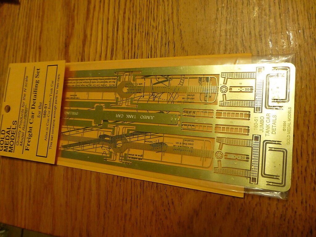 Gold Metal Models N #160-51 Freight Caar Detailing Set For: Atlas, Con-Cor (Tank