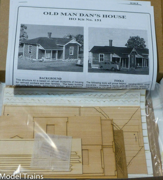 American Model Builders HO #151 Old Man Dan's House