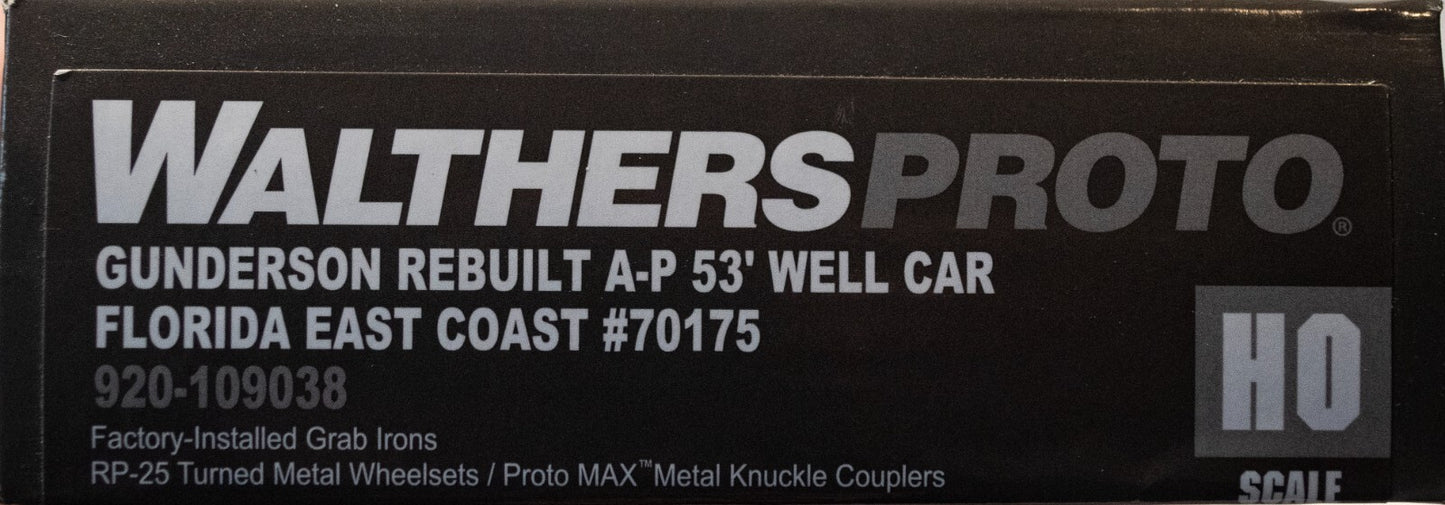 Walthers Proto HO #920-109038 Gunderson Rebuilt All-Purpose 53' Well Car - Ready