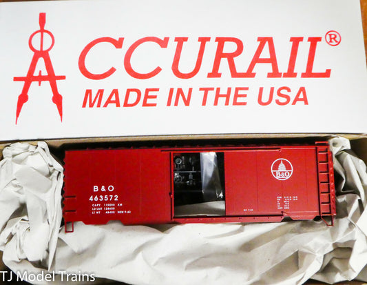 Accurail HO #3457 Rd #463572 Baltimore & Ohio (40' PS-1 Steel Boxcar)Plastic Kit