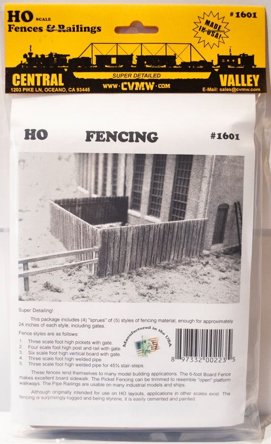 Central Valley #1601 Fences & Railings pkg(4)