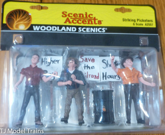 Woodland Scenics G Scale #2557  - Striking Picketers