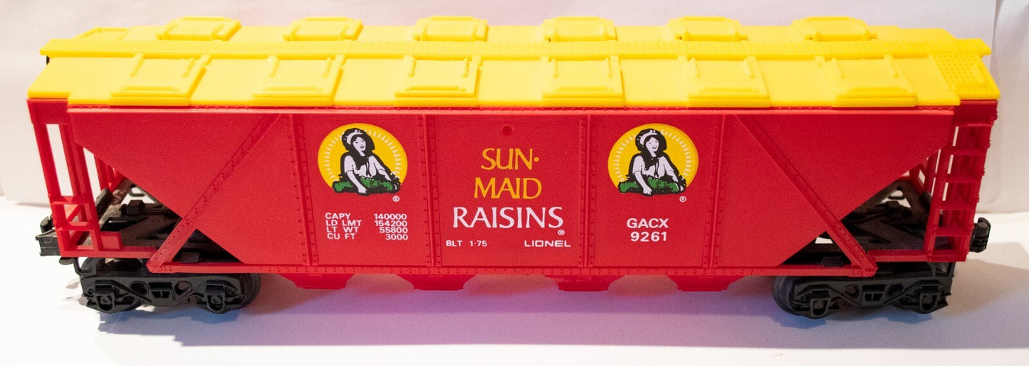 Lionel O Scale  #6-9261 Sun Maid Billboard Hopper