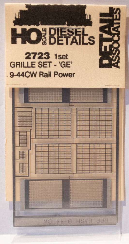 Detail Associates #2723 Air Grille -- GE C44-9 For Athearn