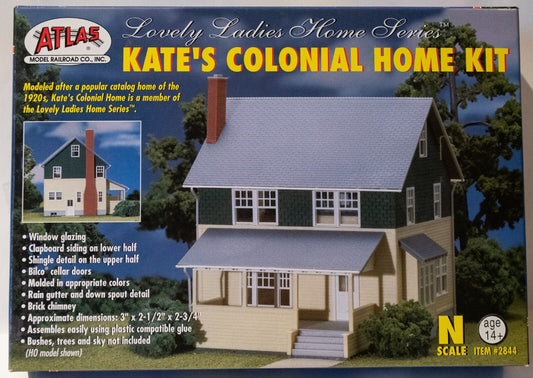 Atlas N #2844 Lovely Ladies Home Series(TM) -- Kate's Colonial Home - Kit