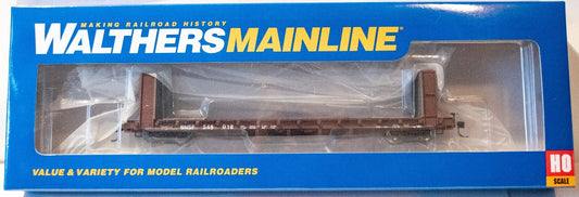 Walthers HO #910-5858 60' Pullman-Standard Bulkhead Flatcar (48' IL) - Ready to