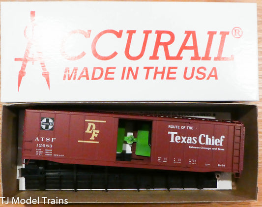 Accurail HO #8107.1 Santa Fe 50' Steel Boxcar (TEXAS CHIEF)