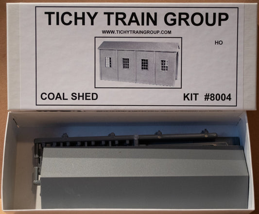 Tichy Train Group #8004 Coal Shed - Cast Concrete -- For Covering Coal Dump