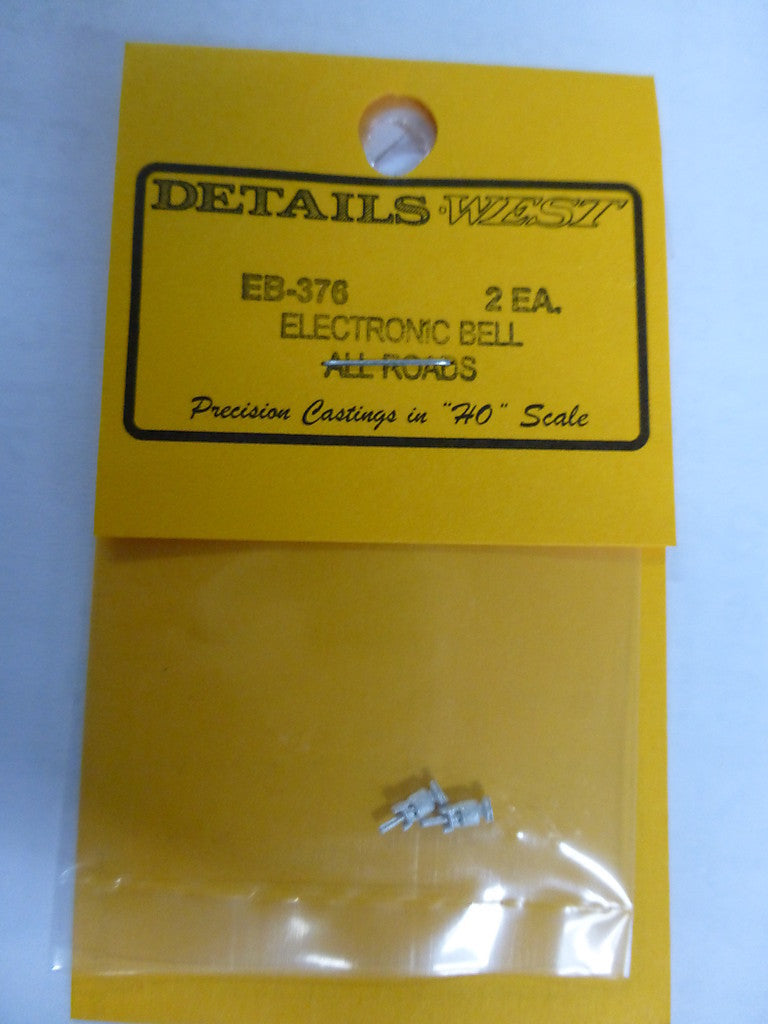 Details West HO #376 Electronic Bell (Light Cast Metal) All Roads (2)
