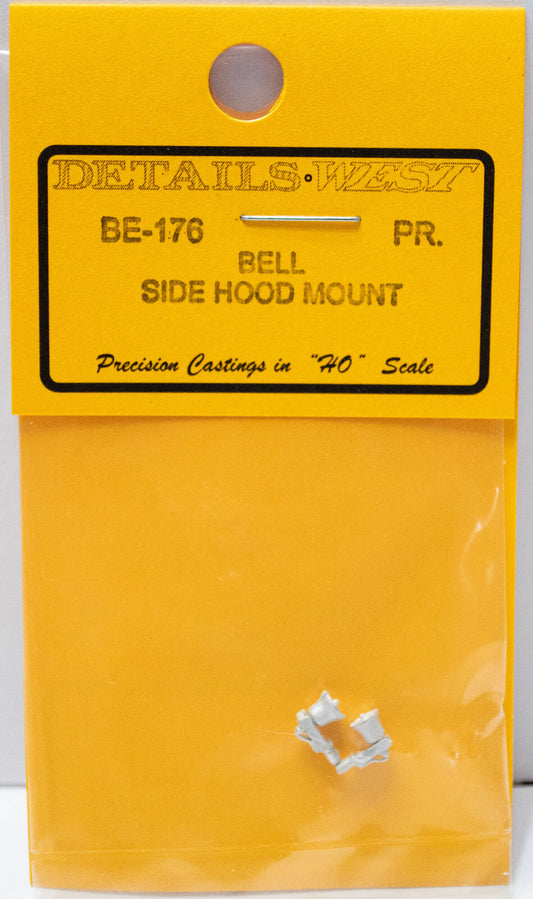 Details West HO #176 Bells pkg(2) -- Hood-Side Mount
