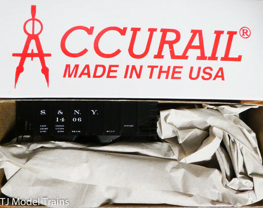 Accurail HO #2588 (Rd #1406) Susquehanna & New York, 55-Ton USRA Twin Hopper(Kit