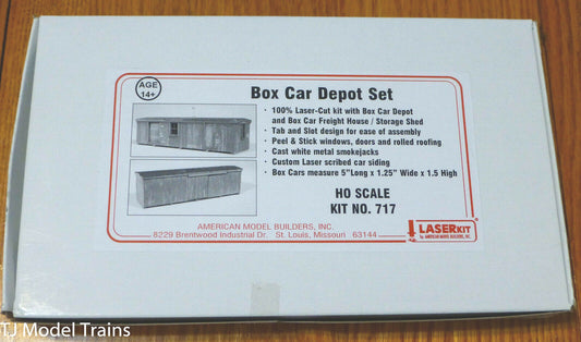 American Model Builders HO #717 Boxcar Depot Set