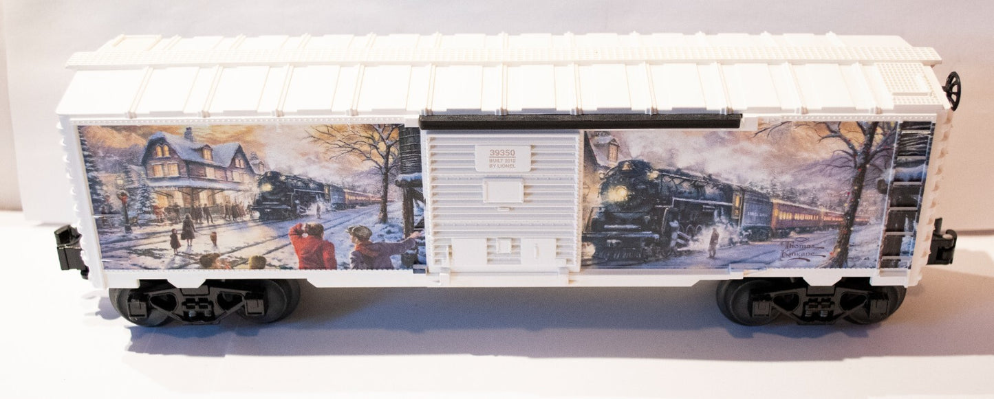 Lionel O Scale  #6-39350 THOMAS KINKADE "ALL ABOARD FOR CHRISTMAS" BOXCAR