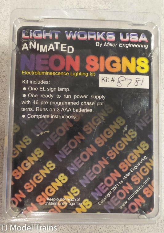 Micro Structures #502-8781 Citgo Animated Neon Billboard