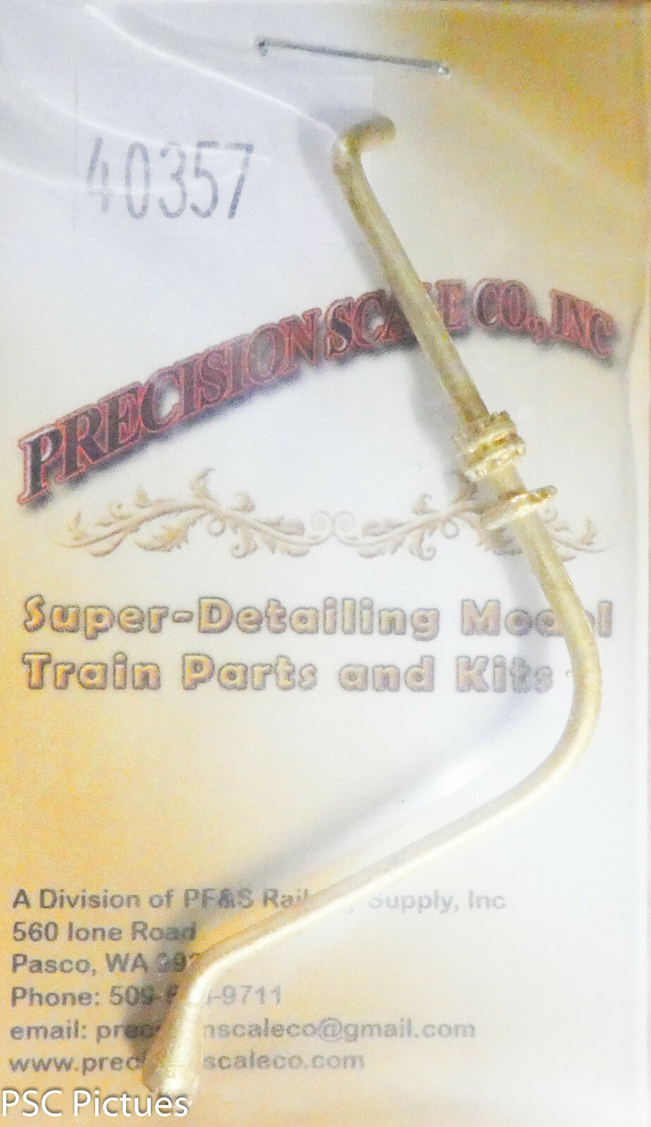 Precision Scale O #40357 Plumbing, Check Valve, Engineer's Side, Challenger (Br