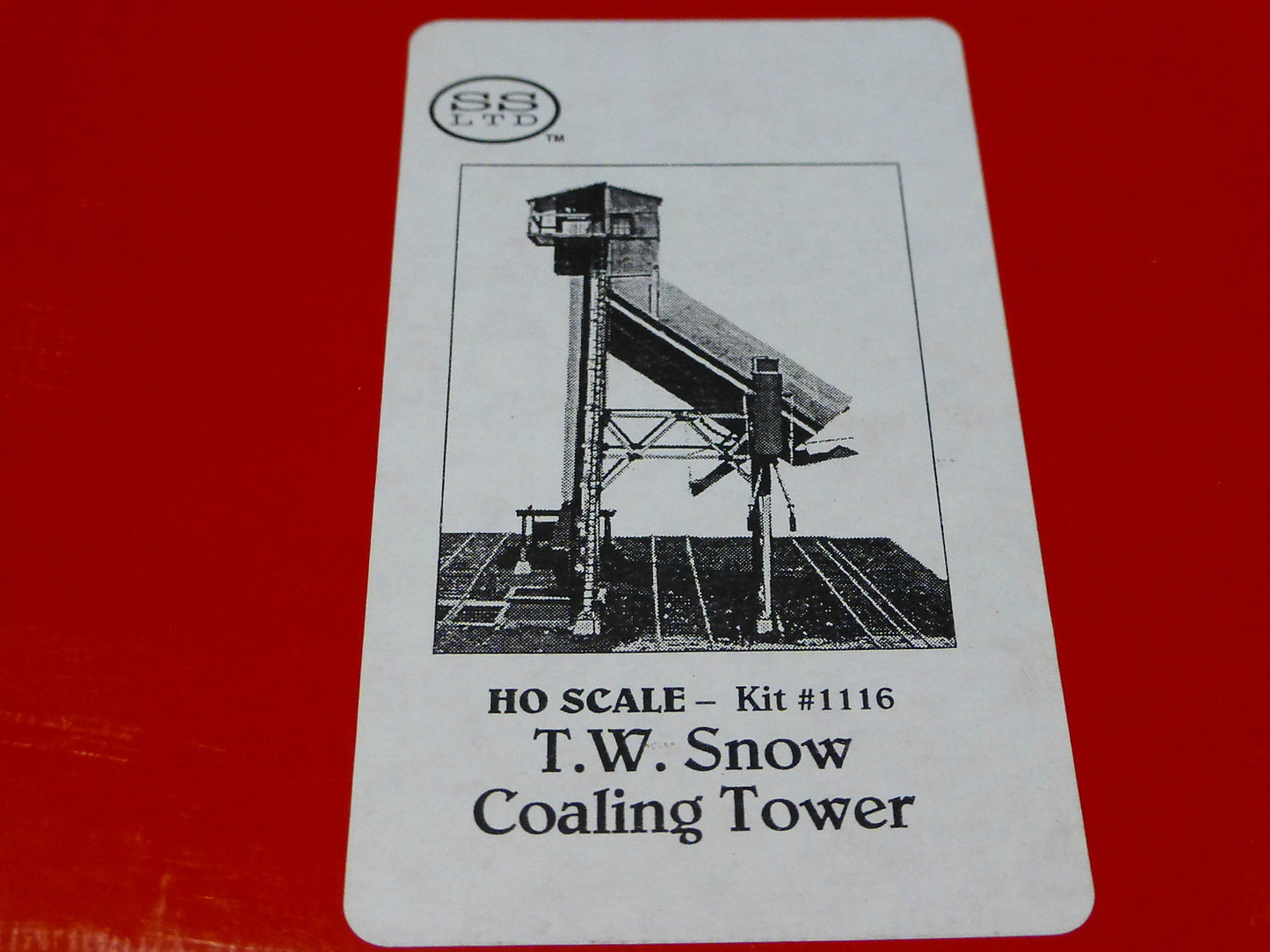 Scale Structures Ltd. #1116 T.W. Snow Coaling Tower (kit Form)