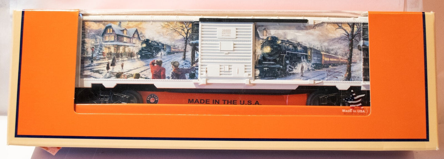 Lionel O Scale  #6-39350 THOMAS KINKADE "ALL ABOARD FOR CHRISTMAS" BOXCAR