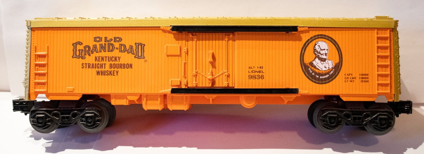 Lionel O Scale  #6-9836 Old Grand-Dad Billboard Reefer