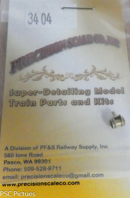 Precision Scale HO #3404 Tank, Small Equalizing, 12" Dia x 15" Long (Brass)