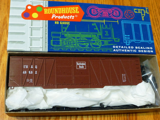 Roundhouse HO #7868 (Rd #46662) CB&Q 50' Single Sheath Boxcar Kit