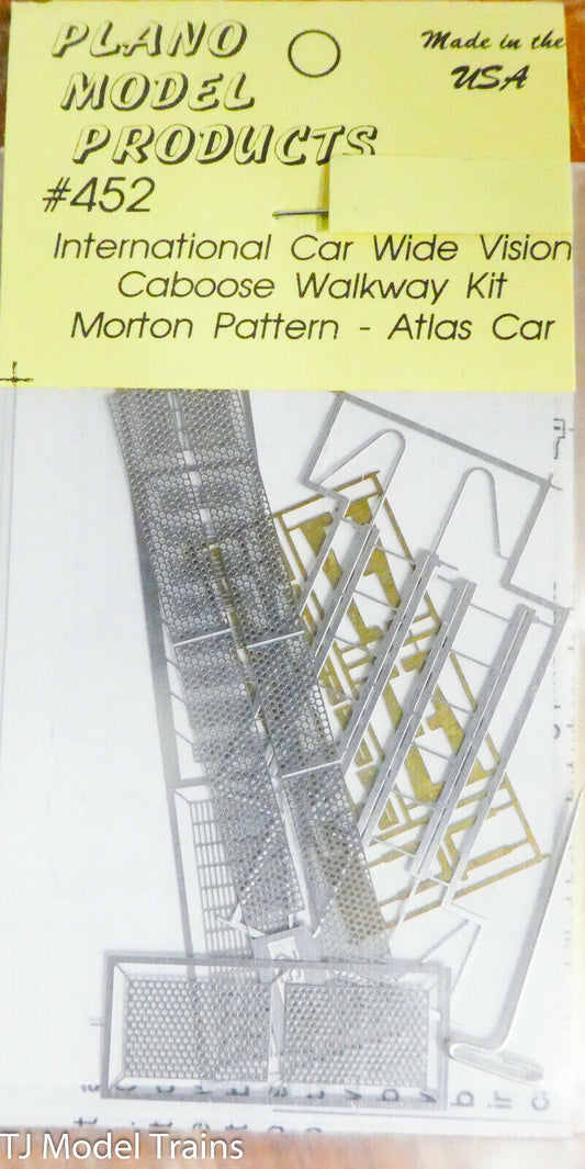 Plano Model Products HO #452 International Car Wide Vision Caboose Walkway Kit