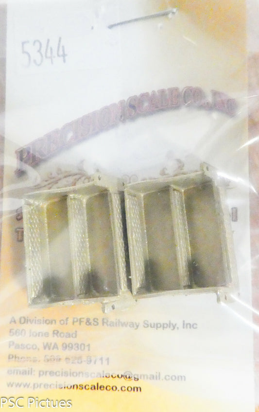 Precision Scale O #5344 Steps, Interurban Car (2 Brass Parts)