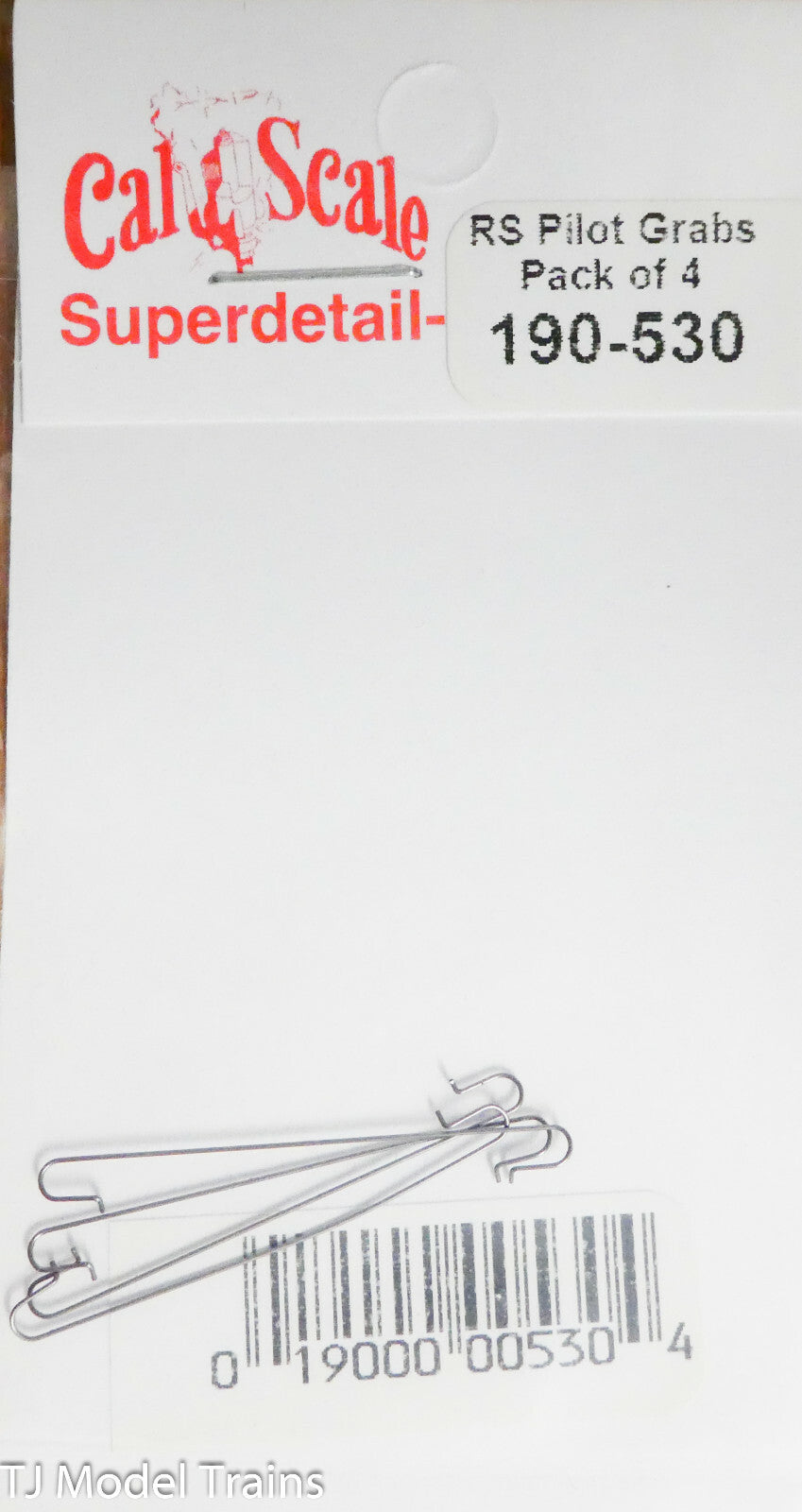 Cal-Scale HO #530 RS Pilot Grabs (Pack of 4) Metal