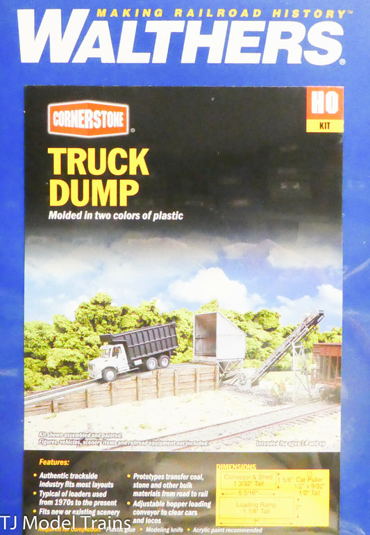 Walthers Cornerstone HO #933-4058 TRUCK DUMP MOLDED IN TWO COLORS OF PLASTIC