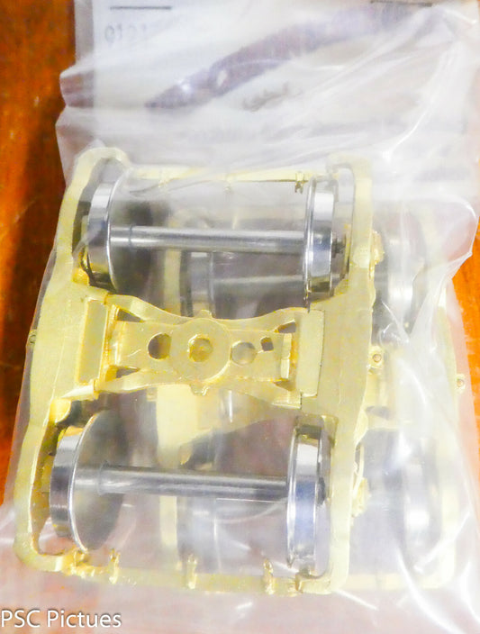 Precision Scale O #9121 Trucks, High Speed BX w/Roller Bearing Snubbers, 5'-10"