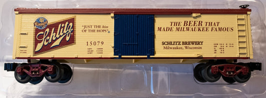 Lionel #6-15079 Schlitz Wood-sided Reefer Die-cast Metal Sprung Trucks Opening d