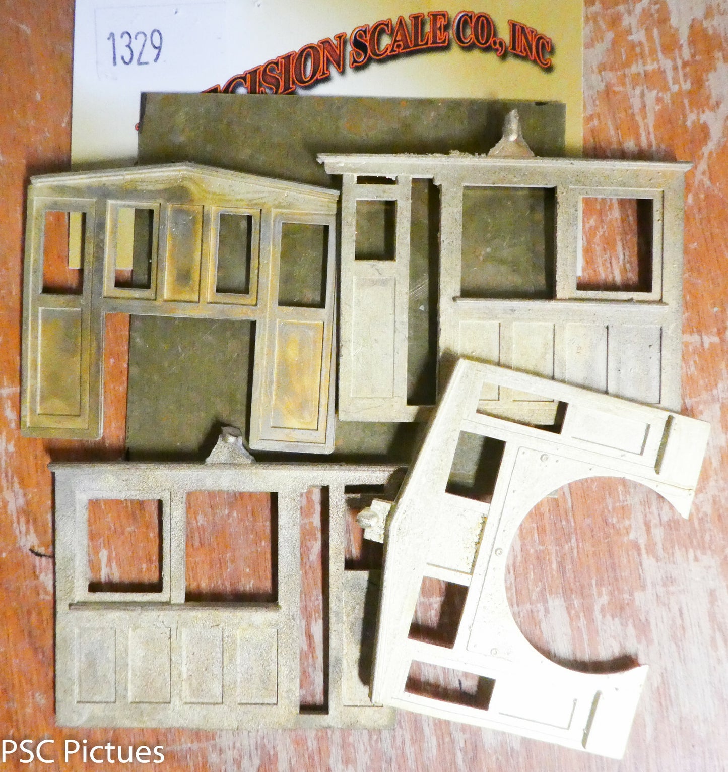Precision Scale #1329 Cab B, 4-Panel, Early C-16, On3 (Brass Castings)