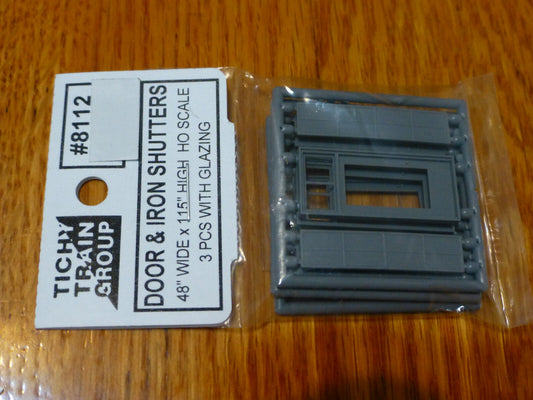 Tichy Train Group HO Scale #8112 Door & Iron Shutters