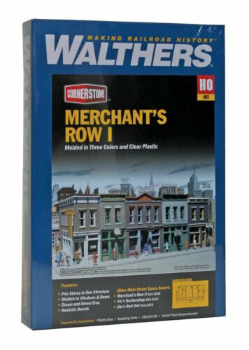 Walthers Cornerstone HO #933-3028 Merchants Row I