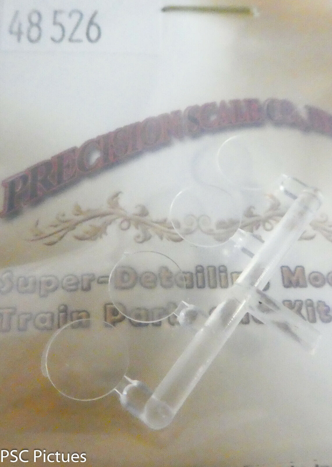 Precision Scale HO #48526 Lens for Headlight & Back-Up Light, Clear, .290 Dia.