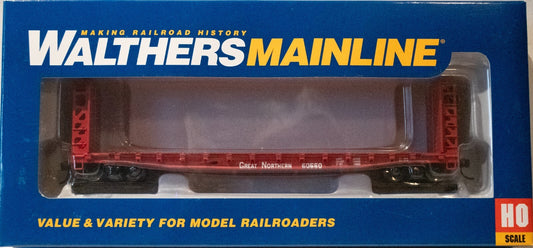 Walthers HO #910-5929 53' GSC Bulkhead Flatcar - Ready to Run -- Great Northern