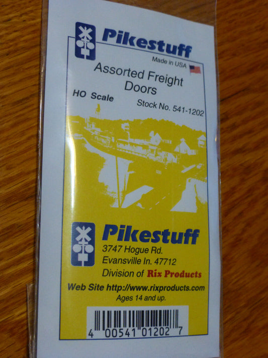 Pikestuff #541-1202 HO Doors -- Freight Doors - Assorted