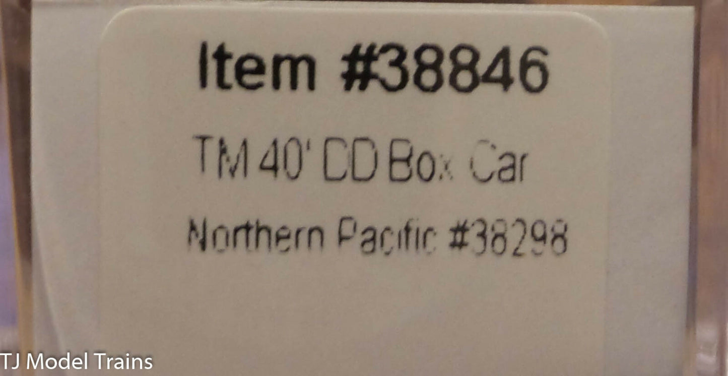 Atlas N #38846 (RD #38298) Northern Pacific TM 40' DD Box Car
