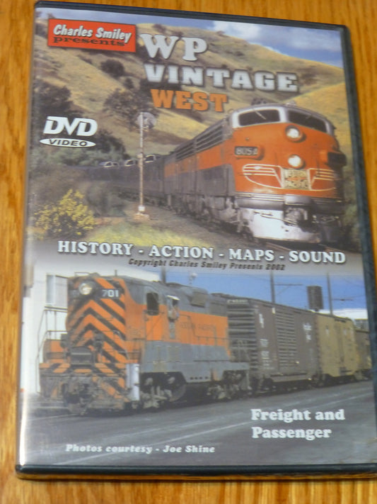 Charles Smiley DVD #D-122 WP Vintage West (Freight and Passenger)