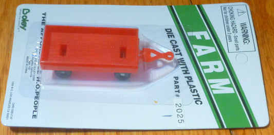 Boley HO #185-20251 Small Flatbed Tailer -- red