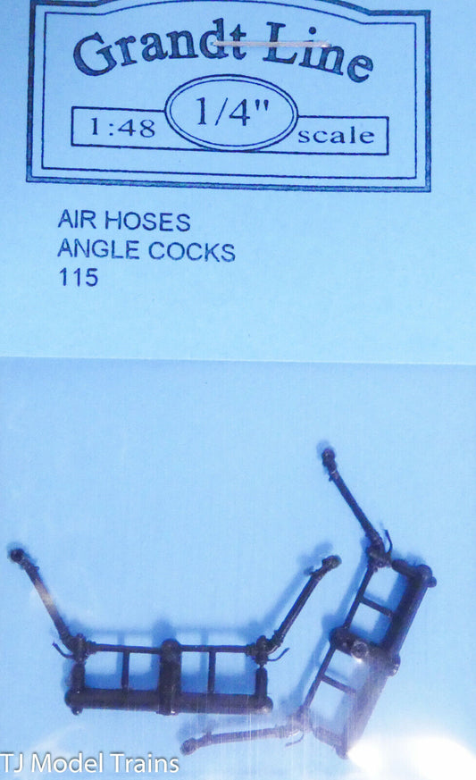 Grandt Line O #115 Air Hoses Angle Cocks (1:48 Scale) Plastic Parts